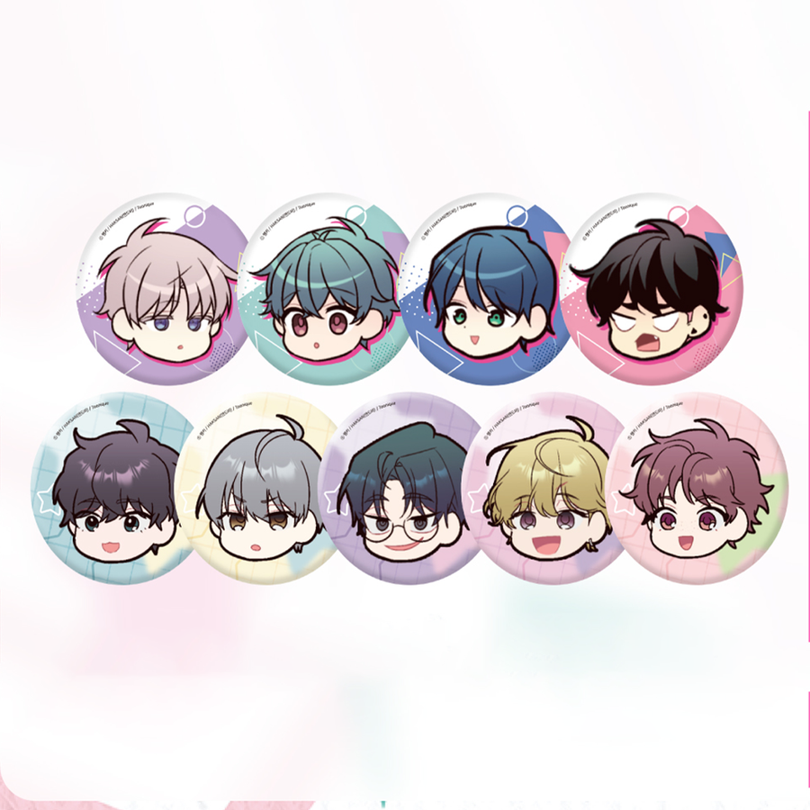 Robber x Lover x Merry Marbling x Toonique - Illustration Can Badge (Random) - Harumio