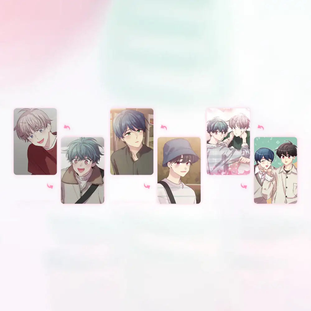 Robber x Lover x Merry Marbling x Toonique - Lenticular Photocard Set - Toon!que - Lenticular Photo Card Set - Harumio