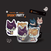 SPOOKY PARTY - Mini Acrylic Block