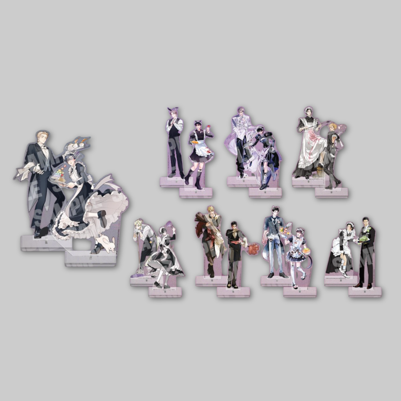 This premium acrylic stand features exclusive artwork inspired by the series, transforming beloved characters into a vibrant display piece.