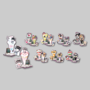 Featuring exclusive artwork inspired by Salon de Lebom, this premium acrylic stand showcases the characters in a charming sweets-themed concept.