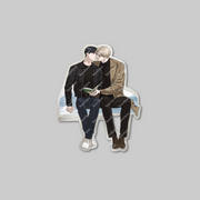 Bring your favorite series-inspired merchandise to your workspace with the Salt Society x Toonique - Desk Sitting Acrylic Stand.