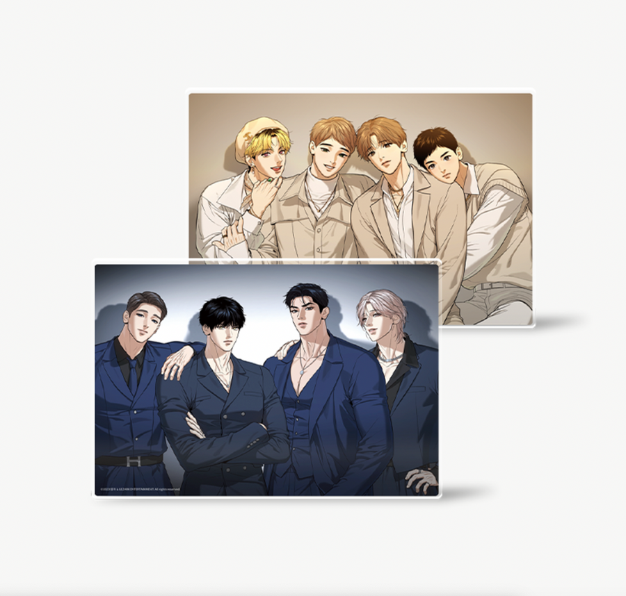 Mingwa Company Goods - Acrylic Board Set - Lezhin - Acrylic Plate - Harumio
