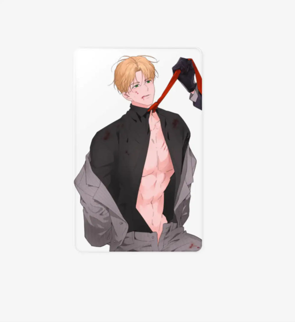 Yours To Claim - Mafia Vertical Transparent Photocard (White Layer) - Marpple Shop - Photo Card - Harumio