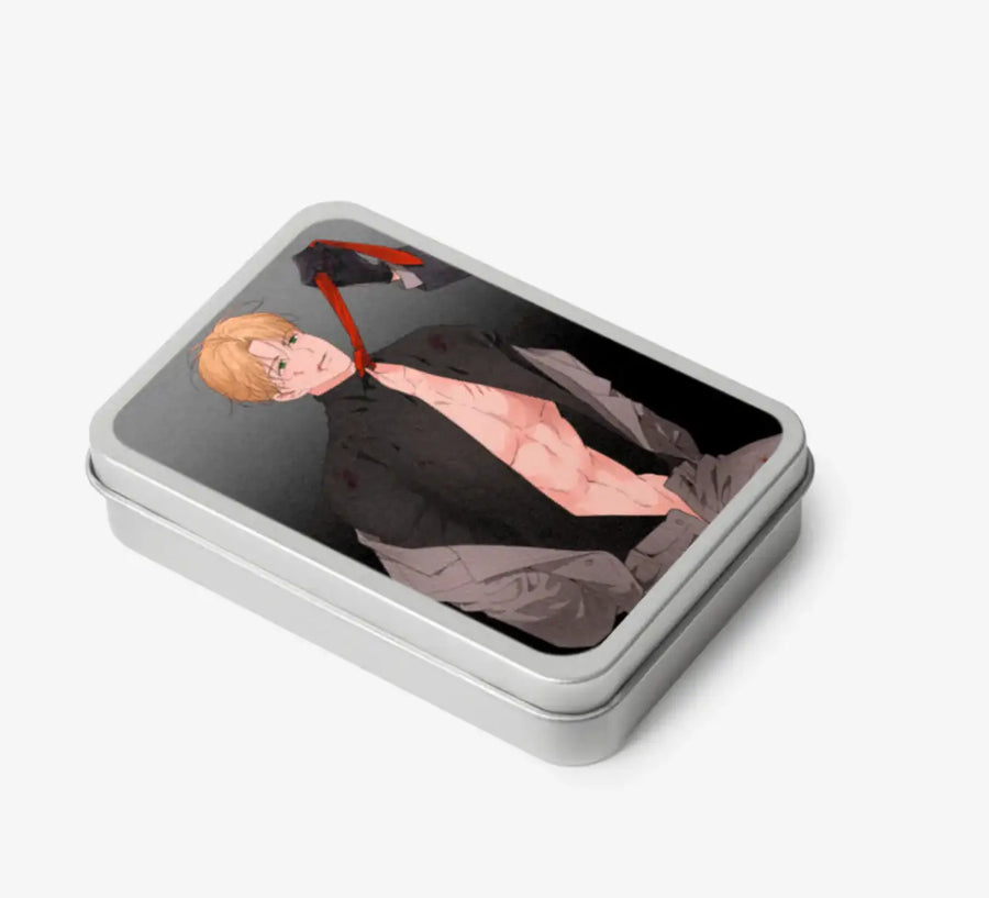 Yours To Claim - Mafia Teen Case / Photocard Case Silver Hinged Tin Box (Small) - Marpple Shop - Photo Card - Harumio