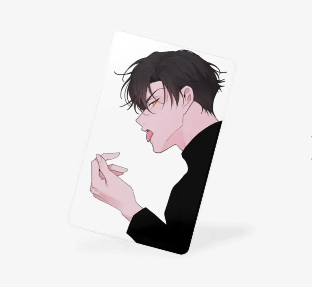 Yours To Claim - Lick Vertical Transparent Photocard (White Layer) - Marpple Shop - Photo Card - Harumio