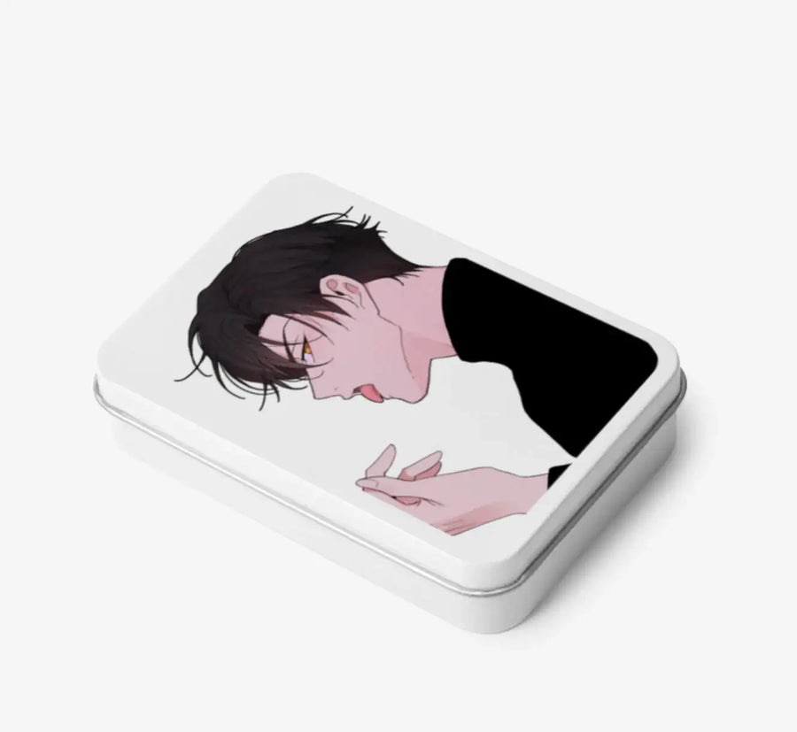 Yours To Claim - Lick Teen Case / Photocard Case White Hinged Tin Box (Small) - Marpple Shop - Tin Case - Harumio