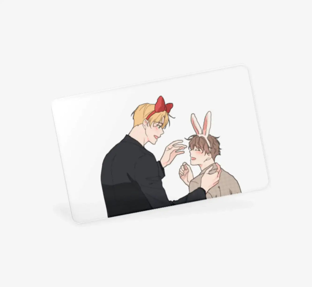 Yours To Claim - Vertical Transparent Photocard (White Layer) - Marpple Shop - Photo Card - Harumio
