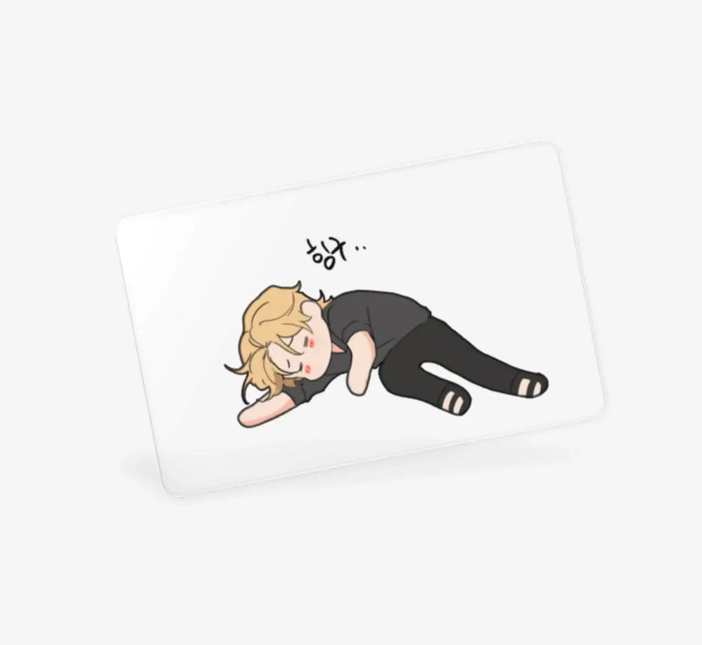 Yours To Claim - Vertical Transparent Photocard (White Layer) - Marpple Shop - Photo Card - Harumio