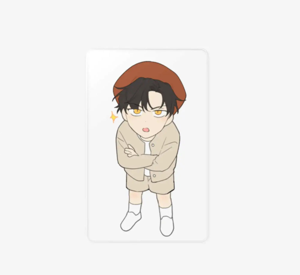 Yours To Claim - Vertical Transparent Photocard (White Layer) - Marpple Shop - Photo Card - Harumio