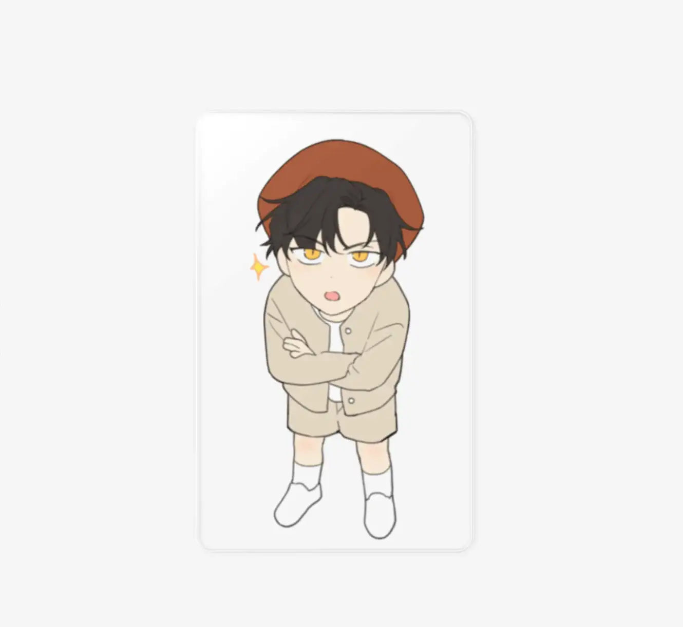 Yours To Claim - Vertical Transparent Photocard (White Layer) - Marpple Shop - Photo Card - Harumio