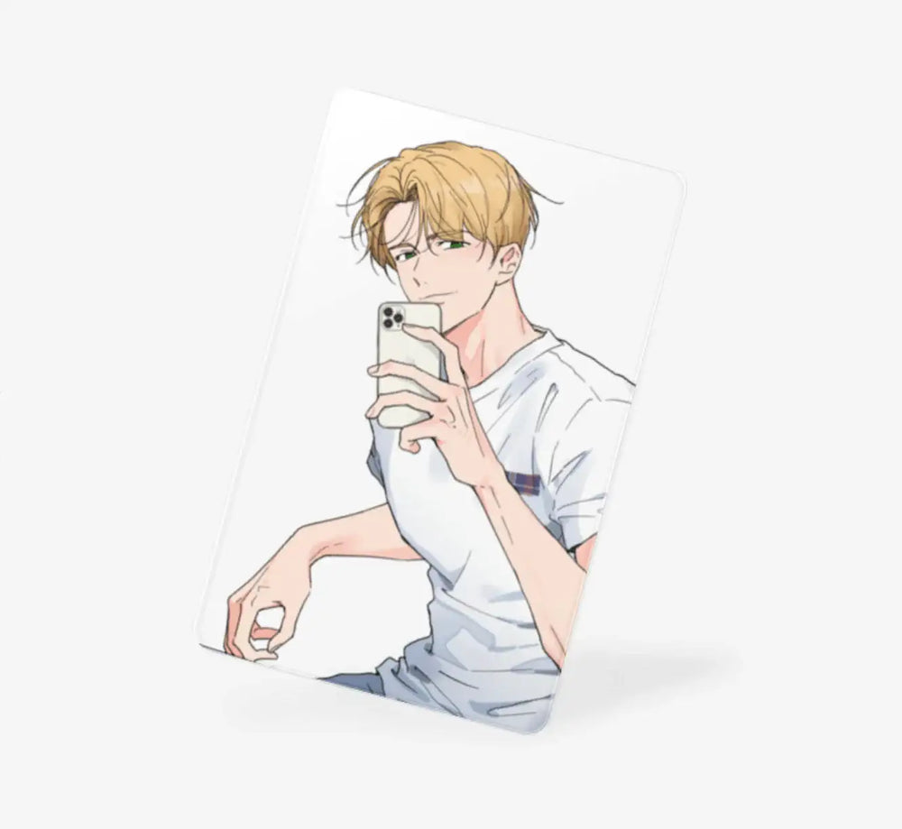 Yours To Claim - Vertical Transparent Photocard (White Layer) - Marpple Shop - Photo Card - Harumio
