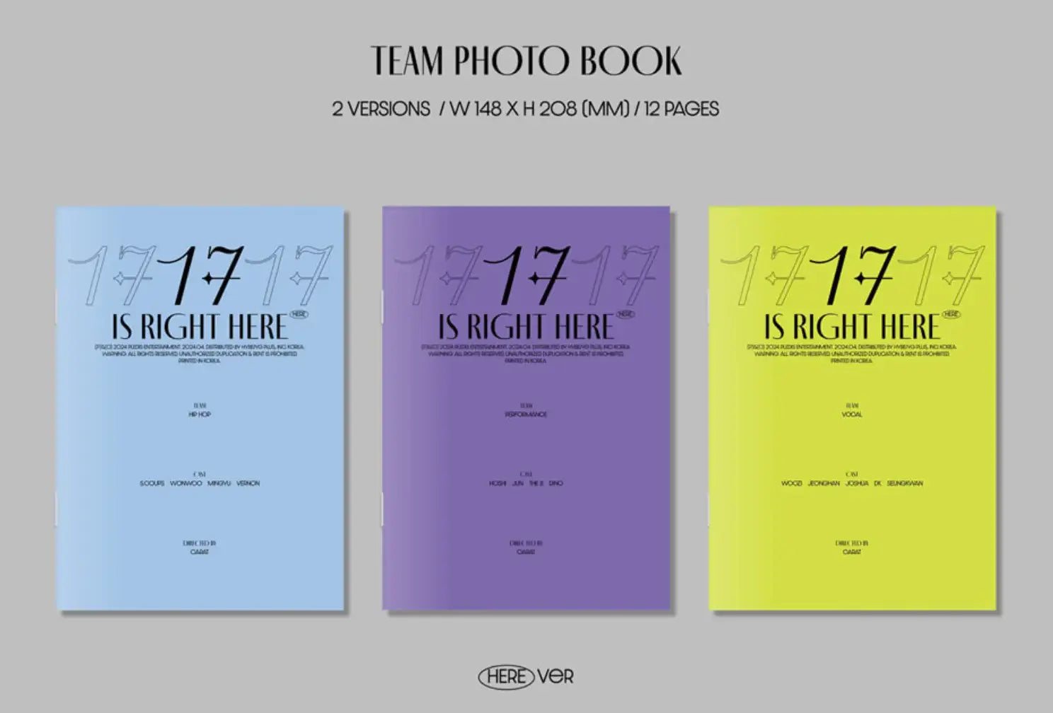 SEVENTEEN - '17 IS RIGHT HERE' Album - Pledis Entertainment - Album - Harumio