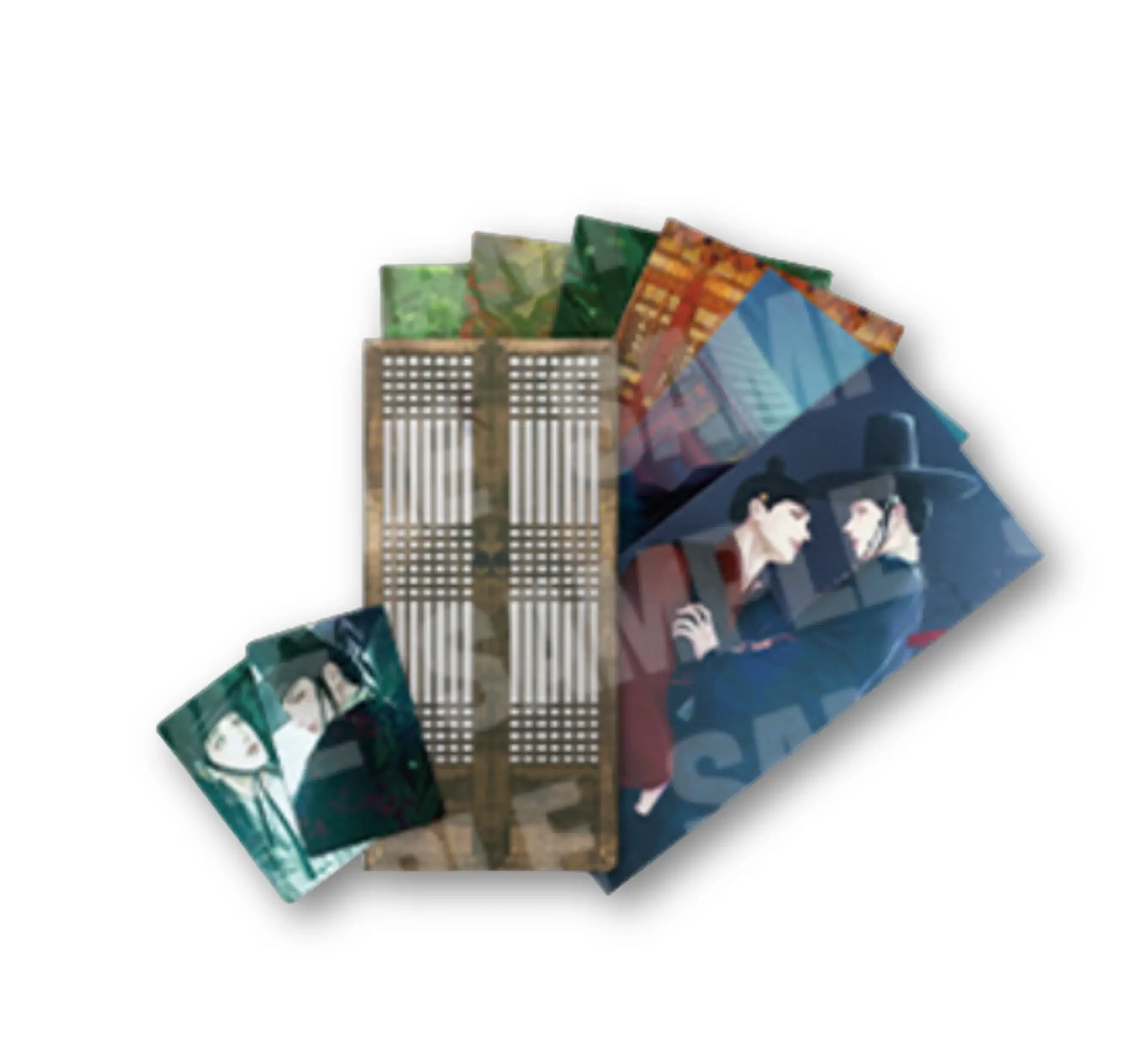 TEAM LEZHIN Pop-up Store - The Ghost's Nocturne Mini Poster Set - Lezhin - Posters - Harumio
