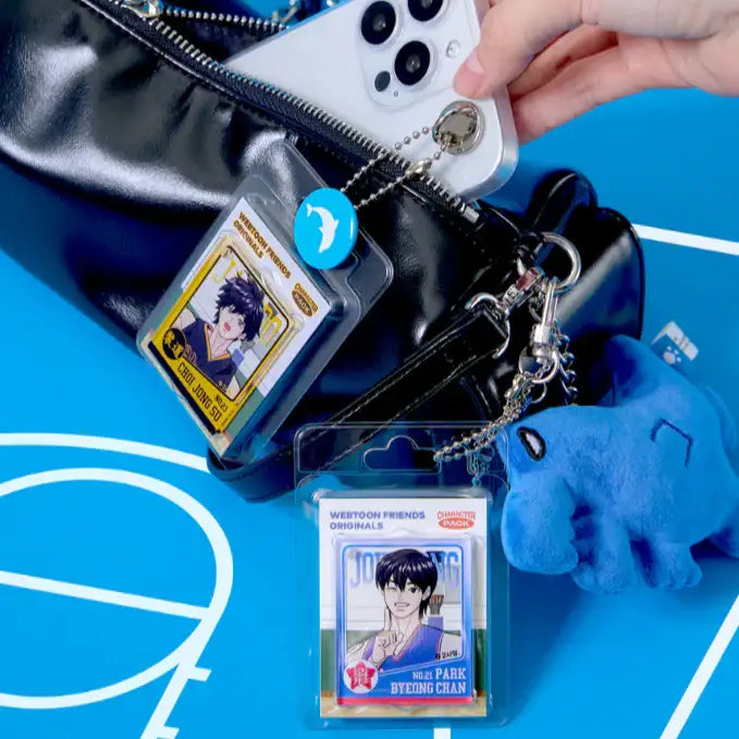 Garbage Time - LD Character Pack Keyring - Webtoon Friends - Acrylic Keyring - Harumio
