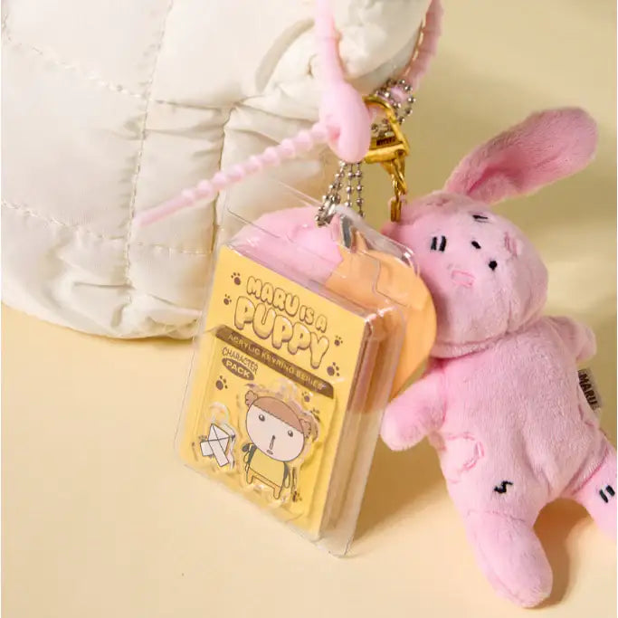 Maru Is a Puppy - SD Character Pack Keyring - Webtoon Friends - Acrylic Keyring - Harumio