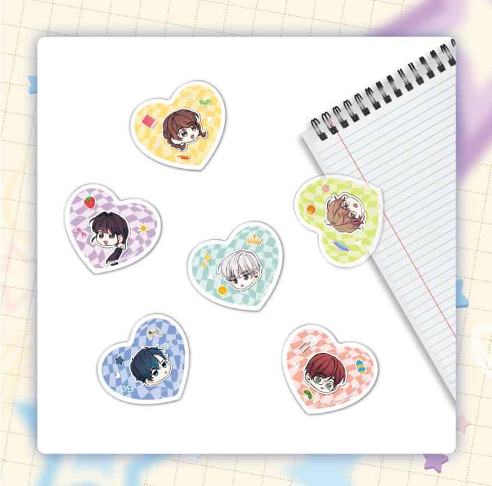 Inso's Law x Toonique - Acrylic Heart Clip - Harumio