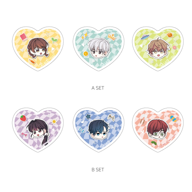 Inso's Law x Toonique - Acrylic Heart Clip - Harumio