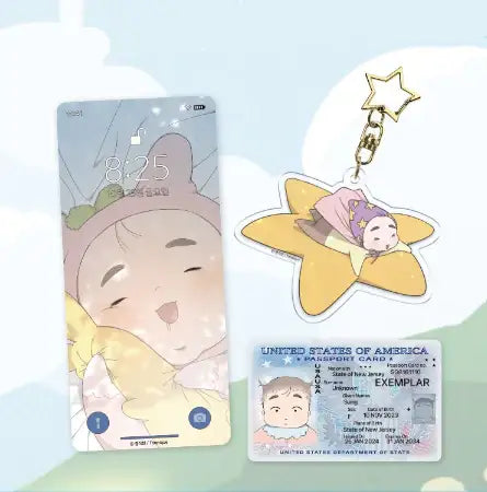 Our Sunny Days x Toonique - American Baby Keyring - Toon!que - Keyring - Harumio