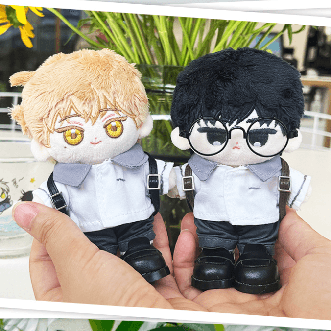 Checkmate x Mofun - Eunseong & Suhyeon 10cm Doll - MOFUN - Doll - Harumio