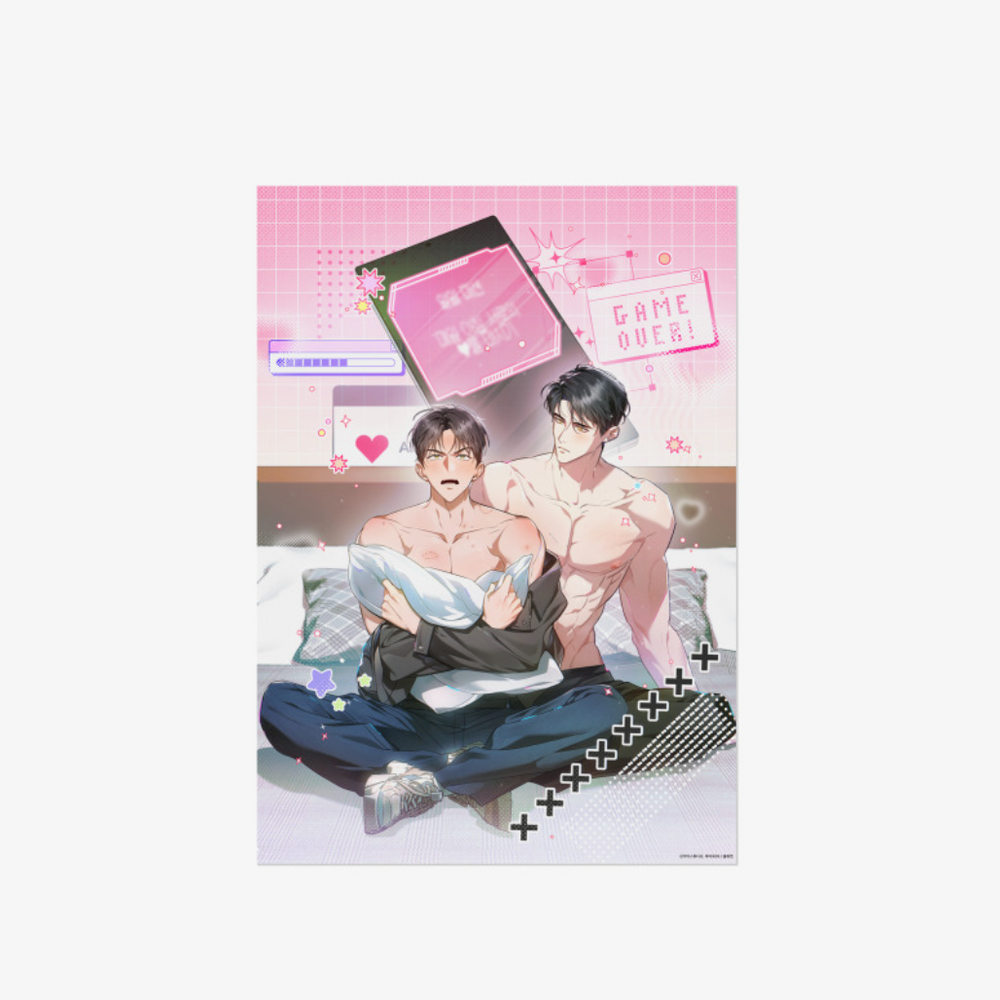 Locked up With My Childhood Friend - A4 Poster