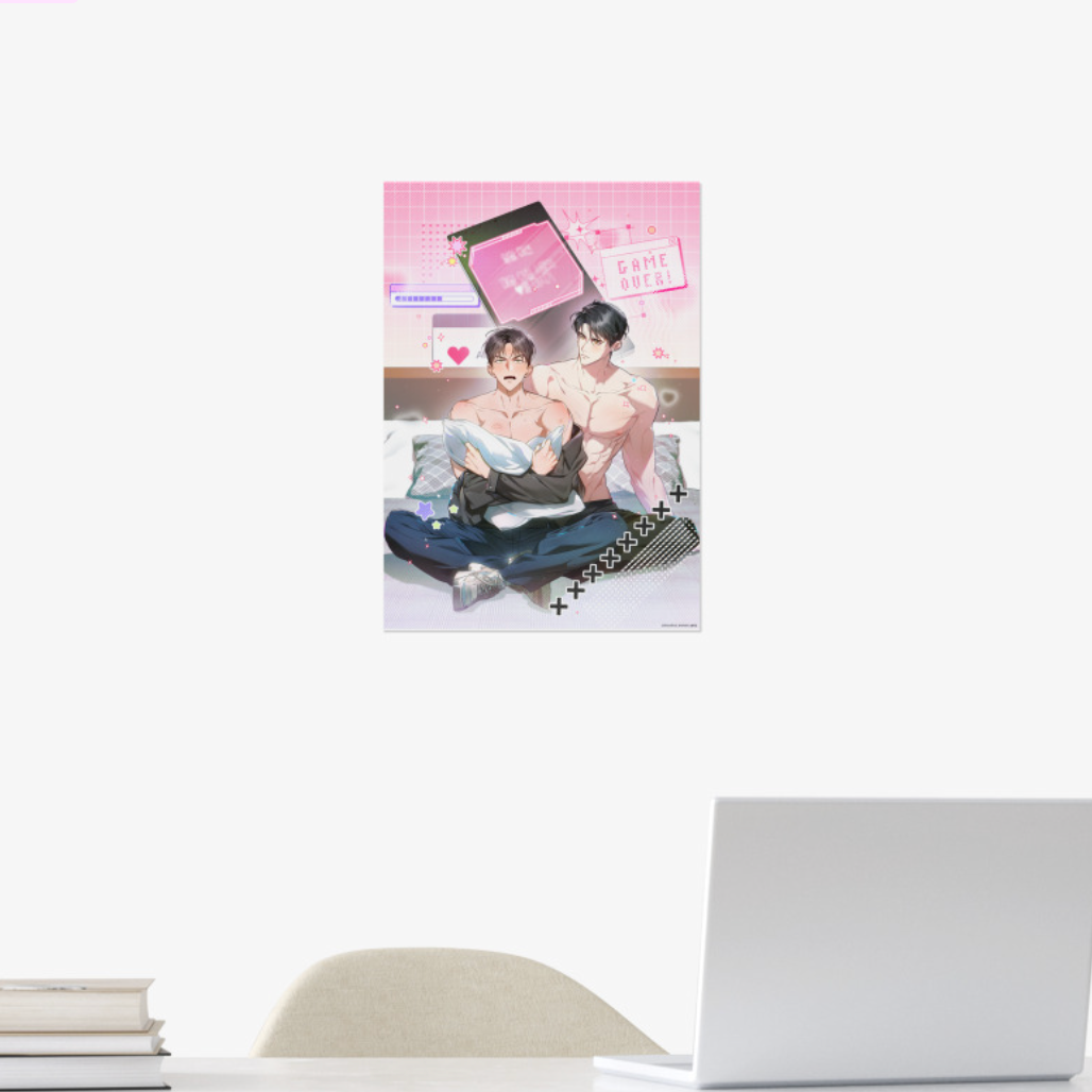 Locked Up With My Childhood Friend - A4 Poster