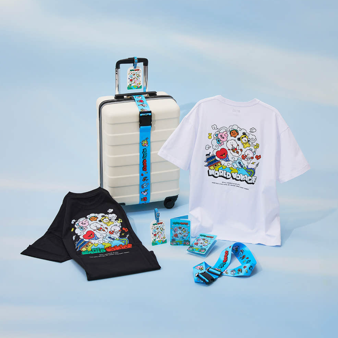 BT21: WORLD VOYAGE - Short Sleeve T-shirt (White)