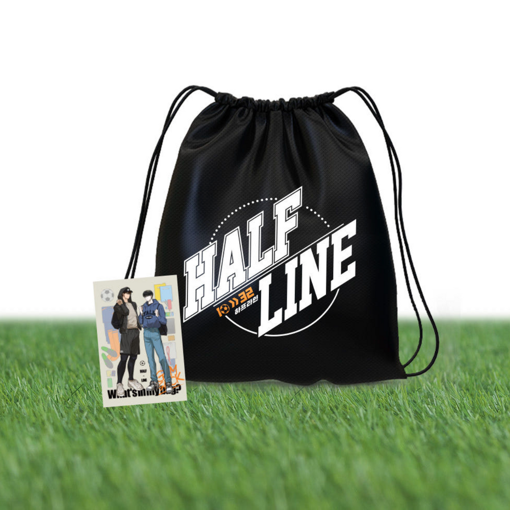 Halfline - Gym Bag + Illustration Postcard Set