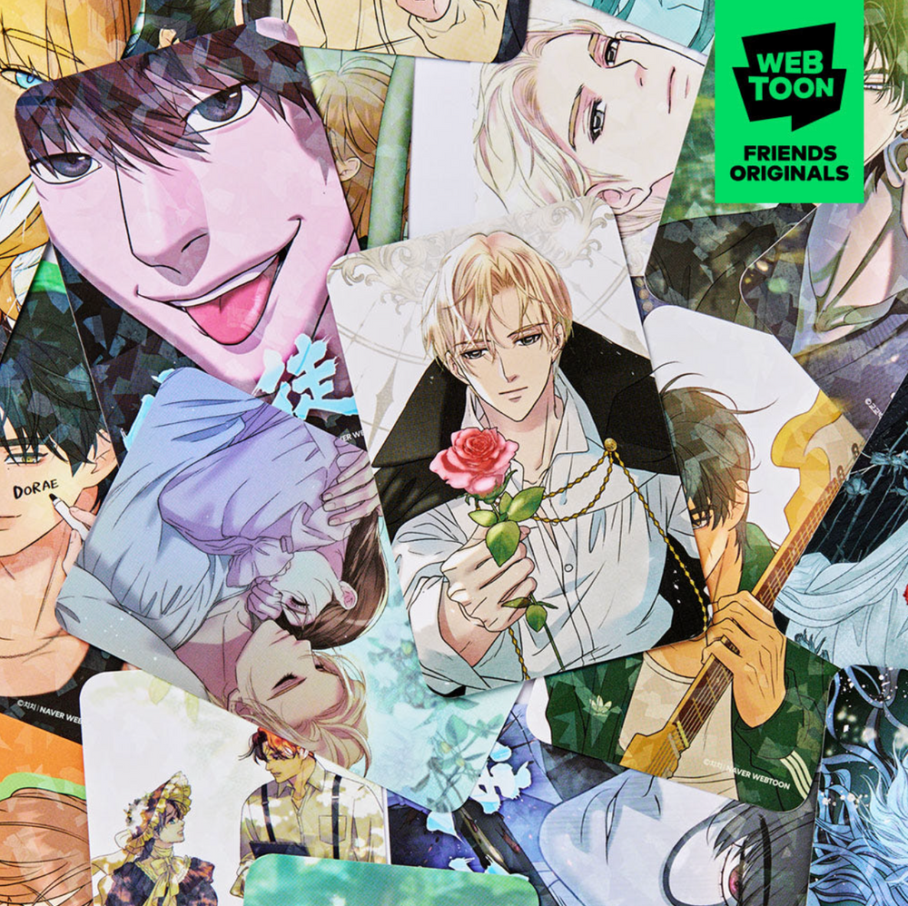 Webtoon Friends Originals - Photocard & Tin Case Set Ver. 2