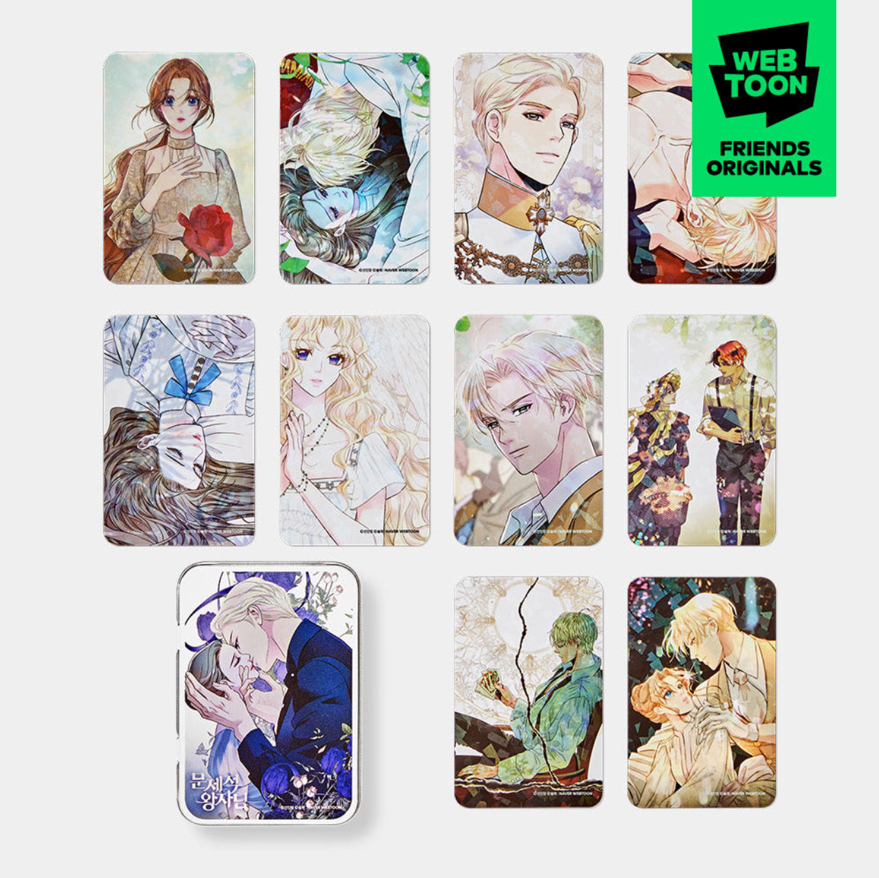 Webtoon Friends Originals - Photocard & Tin Case Set Ver. 2