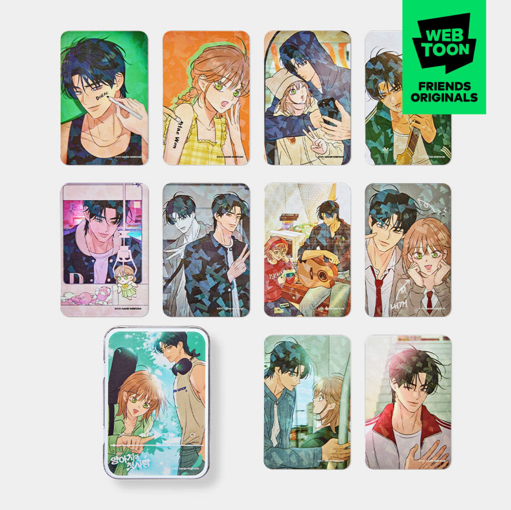 Webtoon Friends Originals - Photocard & Tin Case Set Ver. 2