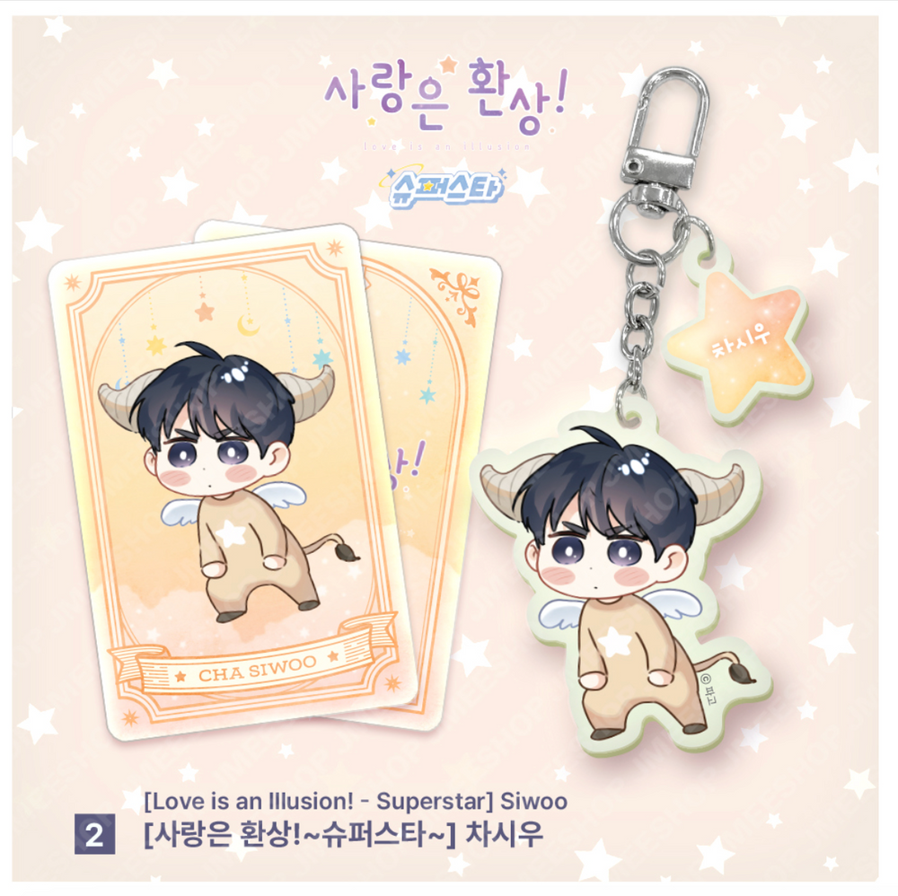 Monthly Horoscope - Taurus Acrylic Keyring