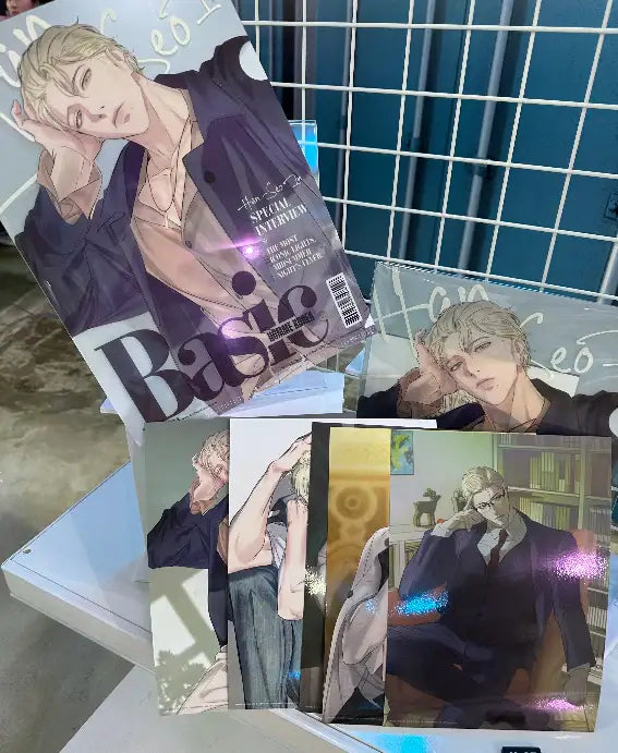 LEZHIN ポップアップ 特典 back light TEAM LEZHIN Pop-up Store - Backlight Han Seo In Poster Scrap