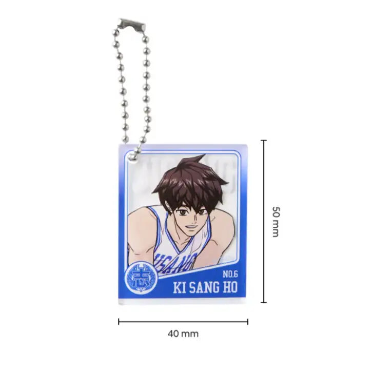 Garbage Time - LD Character Pack Keyring - Webtoon Friends - Acrylic Keyring - Harumio
