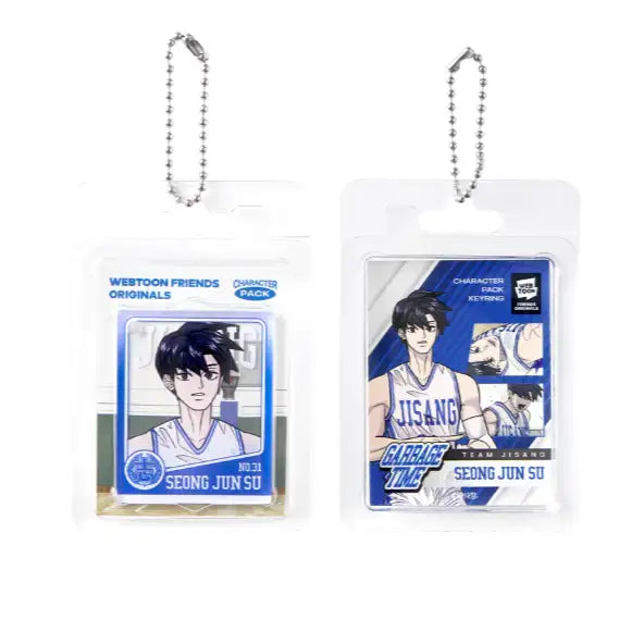 Garbage Time - LD Character Pack Keyring - Webtoon Friends - Acrylic Keyring - Harumio