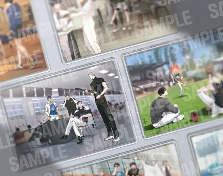 TEAM LEZHIN Pop-up Store - Cross Over Player Acrylic Card Set - Lezhin - Acrylic Card - Harumio