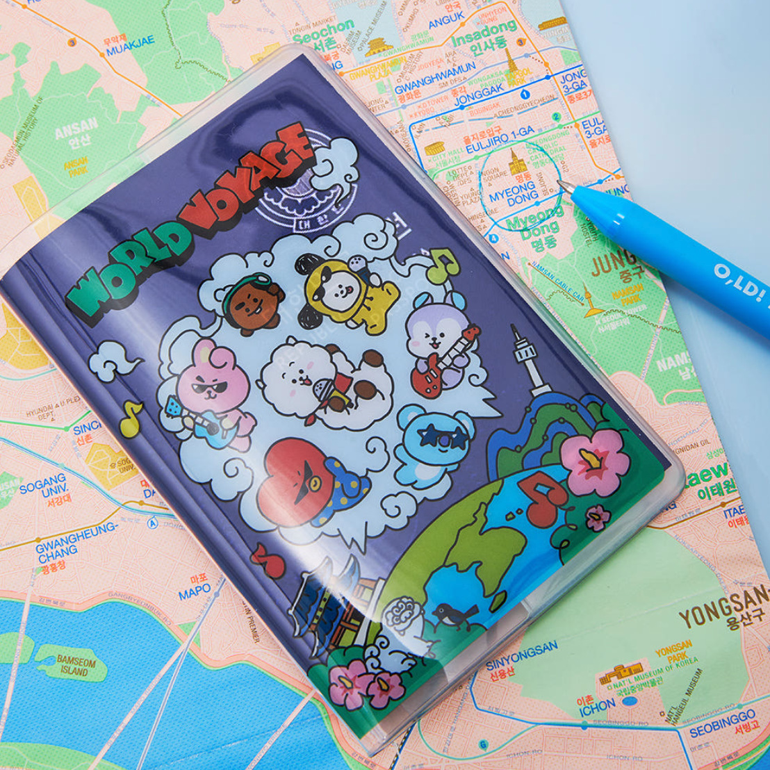 BT21: WORLD VOYAGE - Passport Case