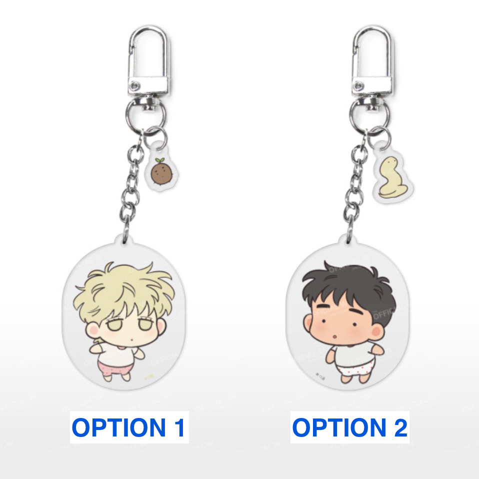 The Sacred Serpent's Seduction - Dress-up Acrylic Keyring