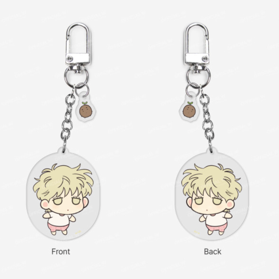 The Sacred Serpent's Seduction - Dress-up Acrylic Keyring