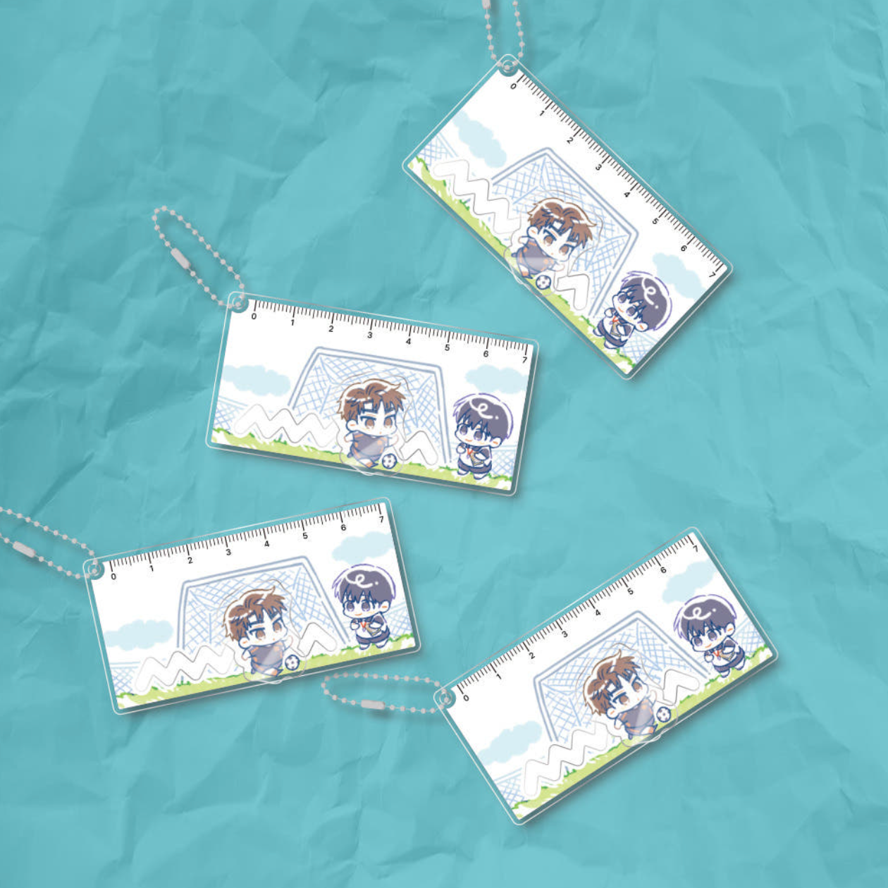 Halfline - Slide Keyring