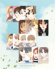A collectible Photocard Set (Season 2) from Seasons of Blossom, featuring beautifully designed character artwork inspired by the beloved webtoon.