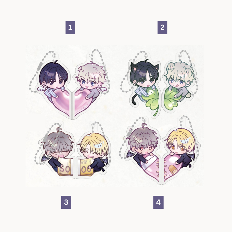 Sora's Eyes x Bound to Be x BeOn Annex - Acrylic Magnet Keyring