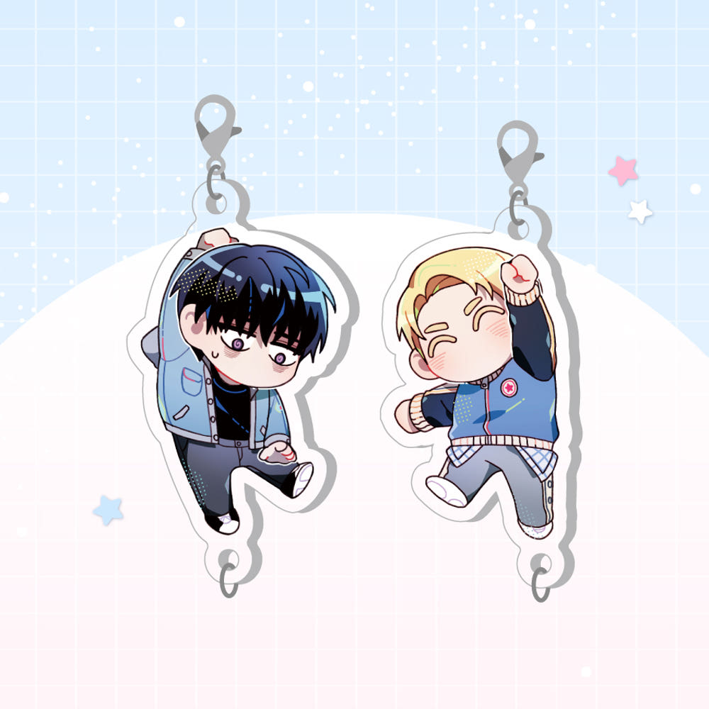 Spear and Shield - Chain Keyring