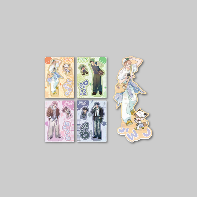 Add a charming collectible to your display with the Spinach Bouquet x Mofun Acrylic Stand.