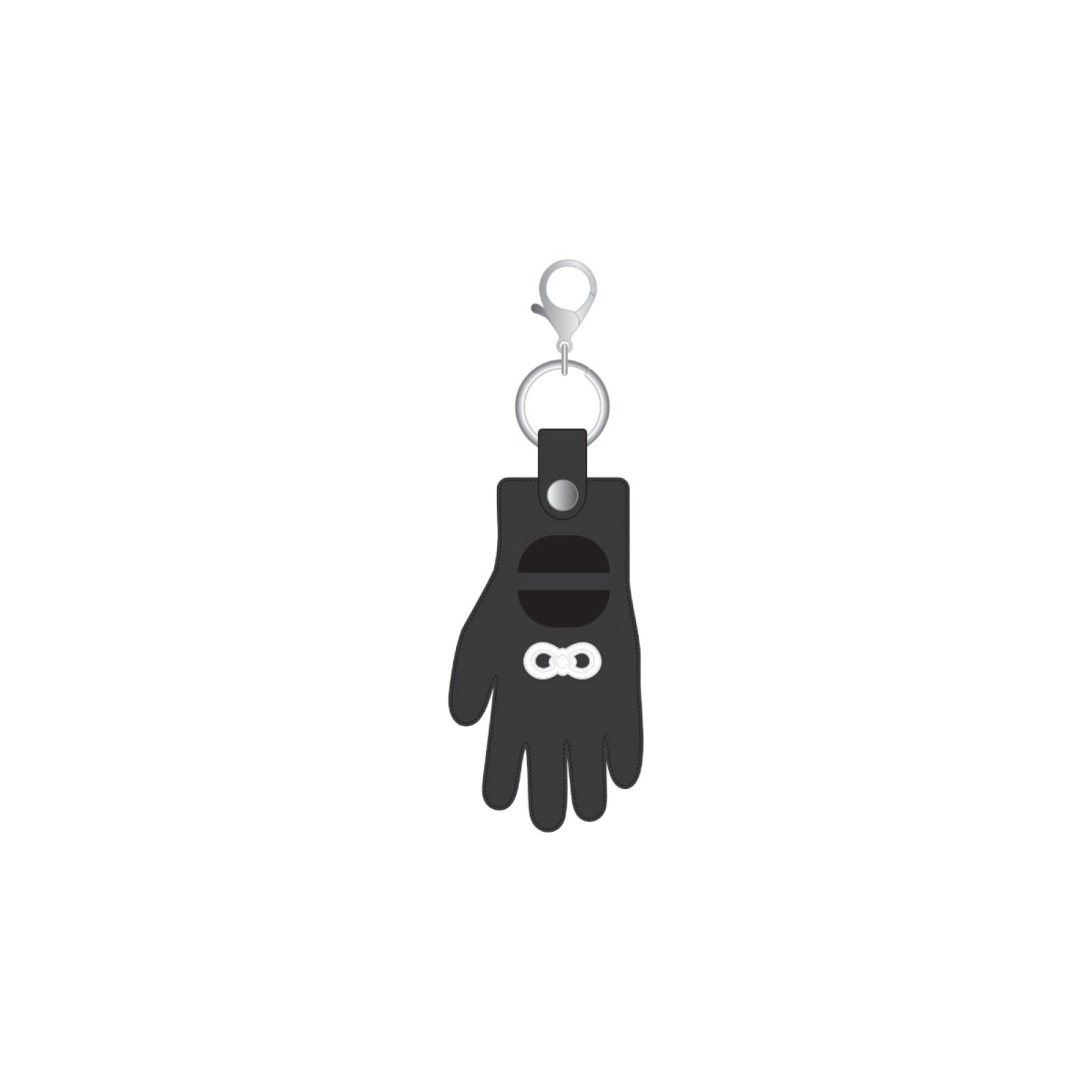 Add a charming touch of Spooky In Love to your everyday accessories with this Glove Charm Keyring