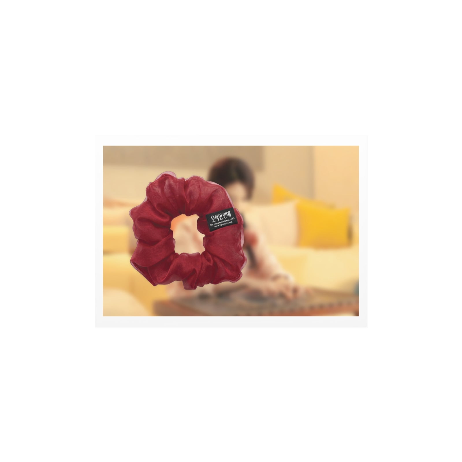 Add a subtle touch of Spooky In Love to your everyday style with this collectible Scrunchie. 