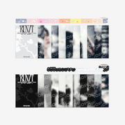 Inspired by the Run It collection, this official merchandise set includes a beautifully printed postcard book paired with a roll sticker set featuring exclusive Stray Kids artwork. 