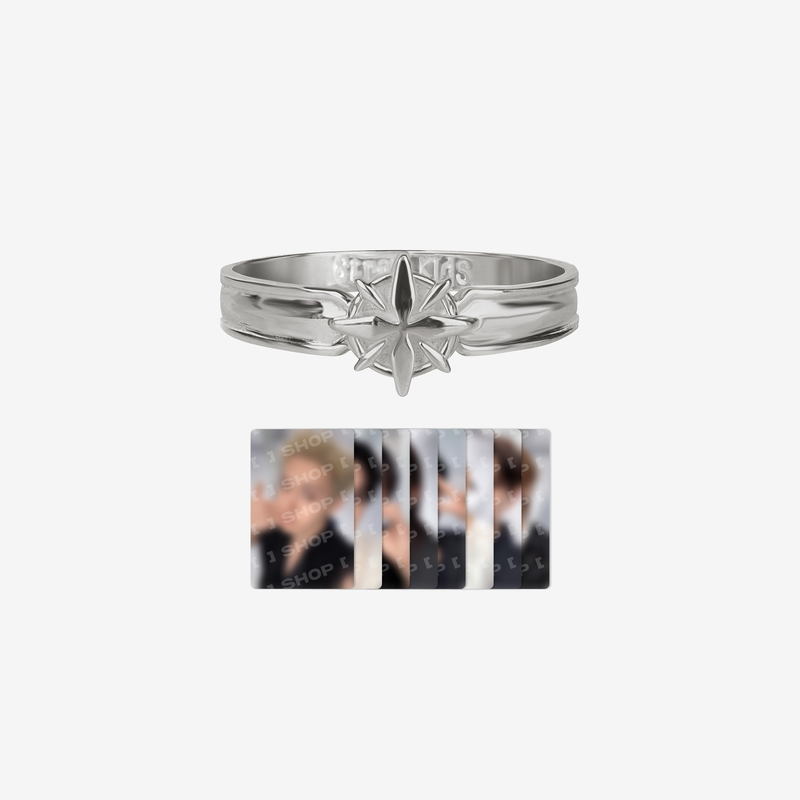 Inspired by the Run It collection, this official ring features an elegant design with Stray Kids branding, making it a stylish accessory for concerts, fan events, special occasions, or everyday wear.