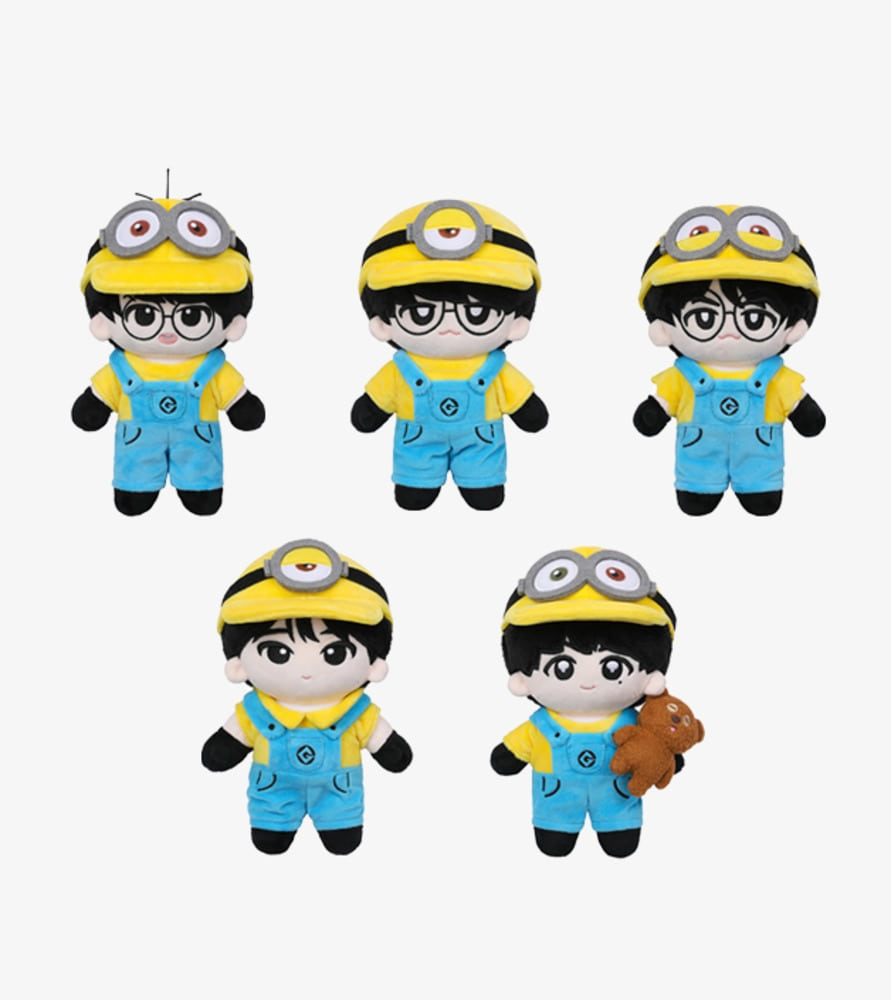 Bring home a fun crossover collectible with the T1 x Minion - Costume Plushie.