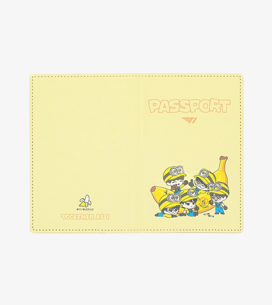 Add a playful crossover touch to your travel essentials with the T1 x Minion - Passport Case.